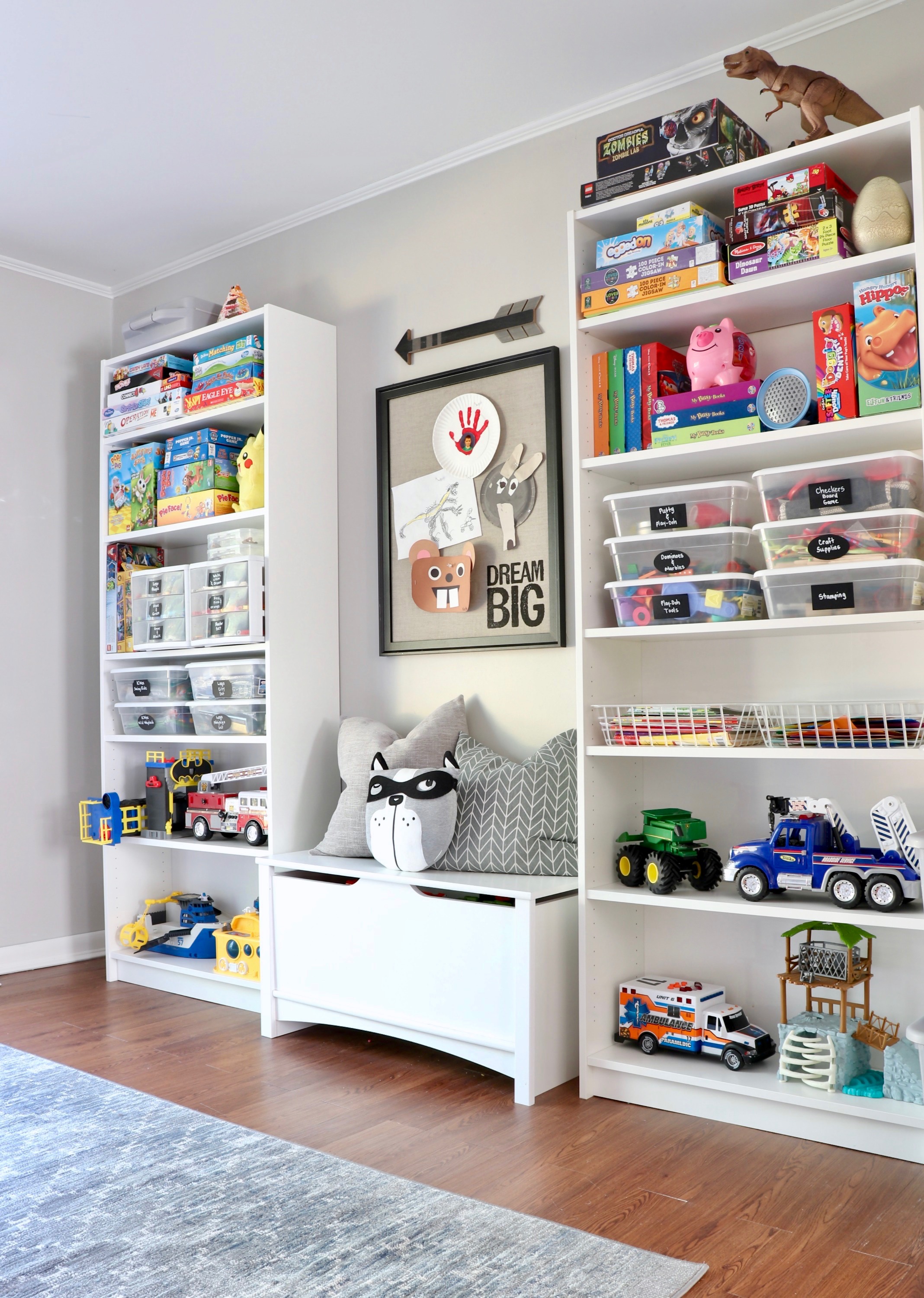 Boys' Industrial Farmhouse PlayroomReveal Chesapeake Chic